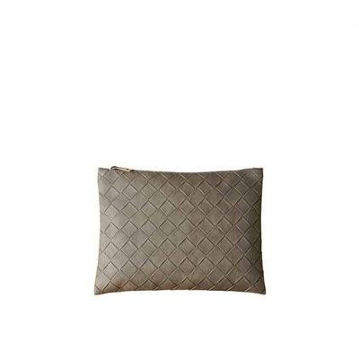 Kulturtasche Clutch Grau | Affari